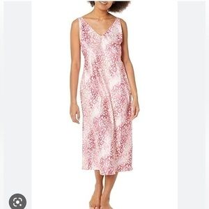 Natori Luxury Leopard Print Slip Dress size S